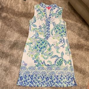 Lilly Pulitzer French Terry Dress size Medium EUC